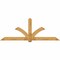 Ekena Millwork Redmond Rough Sawn Timber Gable Bracket, Western Red Cedar, 108"W x 40"H x 6"D x 6"F, 9/12 Pitch GBW108X40X0606RED00RWR - alternate 1